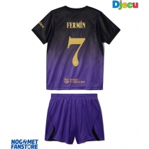Barcelona Fermin Lopez #7 Gostujuci Dres za djecu 2026-27 Kratak Rukav (+ Kratke hlače)